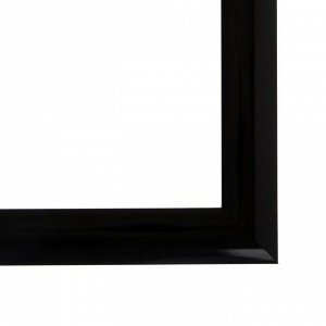 Рама для картин (зеркал) 21 х 30 х 2.7 см, пластиковая, Calligrata, цвет чёрный