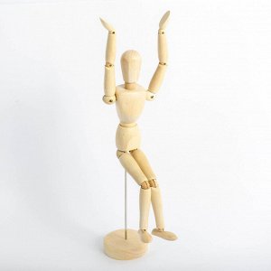 Модель деревянная художественная манекен «Человек», 30 см