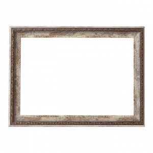 Рама для картин (зеркал) , 21 х 30 х 3.0 см, пластиковая, белый мрамор