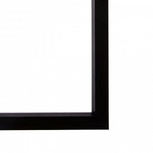Рама для картин (зеркал) 21 х 30 х 1.9 см, пластиковая, Calligrata, чёрная
