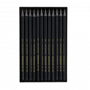 Набор карандашей цельнографитовых 12 штук, Koh-i-Noor PROGRESSO 8911 4B, в картонной упаковке