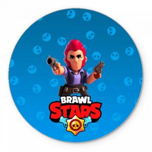 Коврик для мыши круглый «Brawl Stars»