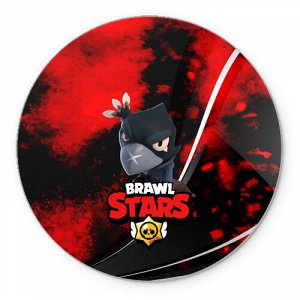 Коврик для мыши круглый «BRAWL STARS CROW»