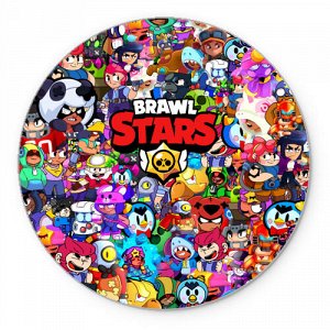 Коврик для мыши круглый «BRAWL STARS»