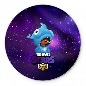 Коврик для мыши круглый «Brawl Stars LEON»