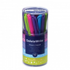 Ручка «Пиши-Стирай» гелевая DeleteWrite Art «Сердечки», узел 0.5 мм, синие чернила, матовый корпус Silk Touch, МИКС