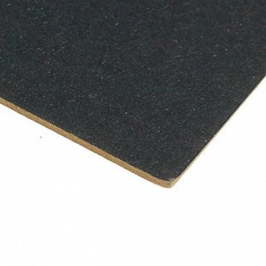 Картон переплетный 1.5 мм, 21 х 30 см, 30 листов, 950 г/м", чёрный
