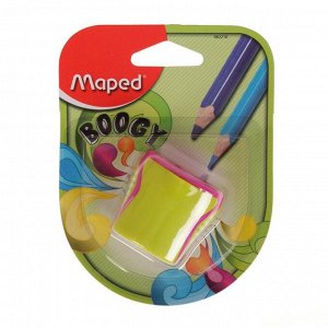 Точилка 2 отверстия с контейнером Maped Boogy, блистер