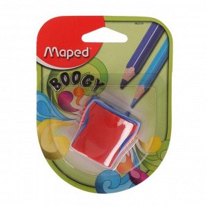 Точилка 2 отверстия с контейнером Maped Boogy, блистер