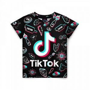 Детская футболка 3D «TIKTOK»