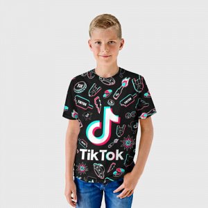 Детская футболка 3D «TIKTOK»