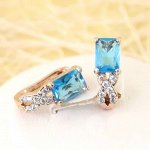 Серьги позолота  H01-6665