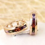 Серьги позолота  H01-6609