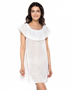 Платье пляжное жен. (000000)кипенно-белый
