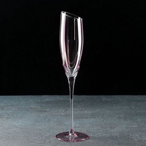 Бокал для шампанского «Иллюзия», 200 мл, цвет розовый