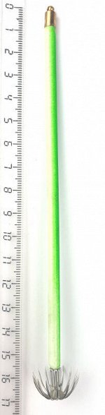 Кальмарница-палочка JpFishing Bamboo White/Green UV Glow(17 см, бамбук)