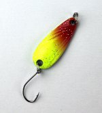 Блесна-колебалка Profishing Trout YJ-4 (30мм, 3,0гр, SRY/UV)