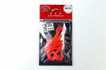 Твистер Profishing JP-102 (5шт, 50мм, red UV)