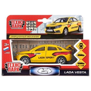 SB-16-40-S-WB МАШИНА "ТЕХНОПАРК" МЕТАЛЛ. ИНЕРЦ. LADA VESTA SPORT 12СМ, ОТКРЫВ. ДВЕРИ В РУСС. КОР. в кор.2*24шт