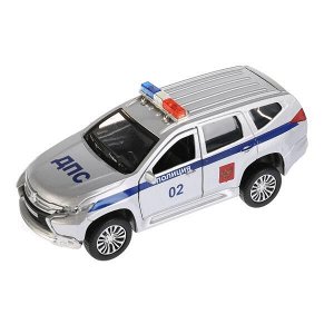 PAJERO-S-POLICE МАШИНА &quot;ТЕХНОПАРК&quot; МЕТАЛЛ. ИНЕРЦ. &quot;MITSUBISHI PAJERO SPORT&quot; ПОЛИЦИЯ 12СМ В КОР. в кор.2*36шт