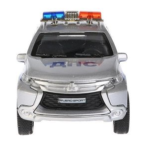 PAJERO-S-POLICE МАШИНА &quot;ТЕХНОПАРК&quot; МЕТАЛЛ. ИНЕРЦ. &quot;MITSUBISHI PAJERO SPORT&quot; ПОЛИЦИЯ 12СМ В КОР. в кор.2*36шт