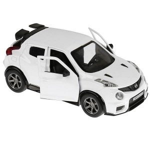 JUKE-WTS Машина металл "NISSAN JUKE-R 2.0" 12см, открыв. двери, инерц., БЕЛЫЙ в кор. Технопарк в кор.2*36шт