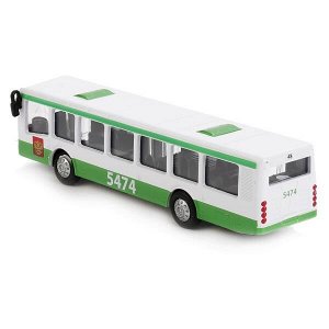 SB-16-65-BUS-WB АВТОБУС РЕЙСОВЫЙ "ТЕХНОПАРК" МЕТАЛЛ. ИНЕРЦ. 16,5СМ, ОТКРЫВ. ДВЕРИ В РУСС. КОР.в кор.2*24шт