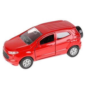 SB-18-21-N(R)-WB Машина металл FORD Ecosport красный 12см, открыв. двери, инерц. в кор. Технопарк в кор.2*24шт