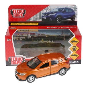 QASHQAI-GD ТМ Технопарк. Машина металл "NISSAN QASHQAI" 12см, открыв. двери, инерц, ЗОЛОТОЙ в кор. в кор.2*36шт