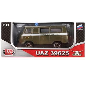 CT12-391-B-WB МАШИНА "ТЕХНОПАРК" МЕТАЛЛ. УАЗ 39625 СПЕЦСЛУЖБА 1:72 В КОР. В ДИСПЛЕЕ УП-36ШТ в кор.2*4уп