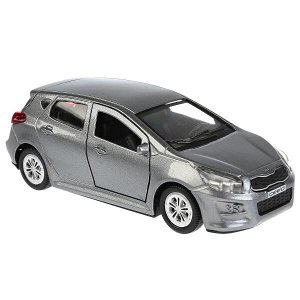 CEED-GY Машина металл "KIA CEED", длина 12см, открыв. двери, инерц., серый в кор. Технопарк в кор.2*36шт