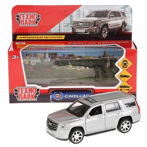 ESCALADE-SL Машина металл "CADILLAC ESCALADE" 12см, открыв. двери, инерц, серебристый Технопарк в кор.2*36шт