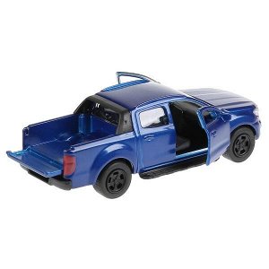 SB-18-09-FR-N(BU) Машина металл FORD ranger ПИКАП, 12 см, .дв., багаж., инерц., синий, кор. Технопарк в кор.2*24шт