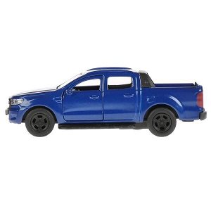 SB-18-09-FR-N(BU) Машина металл FORD ranger ПИКАП, 12 см, .дв., багаж., инерц., синий, кор. Технопарк в кор.2*24шт