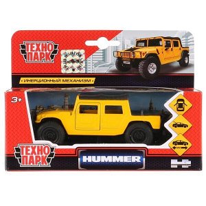 SB-18-09-H1-N(Y)-WB Машина металл HUMMER h1 ПИКАП, 12 см, двери, багаж., инерц., кор. Технопарк в кор.2*24шт