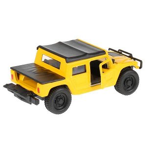 SB-18-09-H1-N(Y)-WB Машина металл HUMMER h1 ПИКАП, 12 см, двери, багаж., инерц., кор. Технопарк в кор.2*24шт