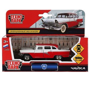 X600-H09083-R МАШИНА "ТЕХНОПАРК" МЕТАЛЛ. ИНЕРЦ. ГАЗ ЧАЙКА, 1:48, ОТКРЫВ. ДВЕРИ 6410E В РУСС. КОР. в кор.3*36шт