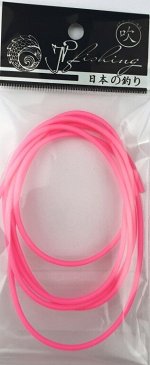 Кембрик JpFishing (1,5х2мм, 1,2м, розовый UV)