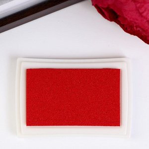 Штемпельная подушка "Красная" 7,7х5,2х1,8 см