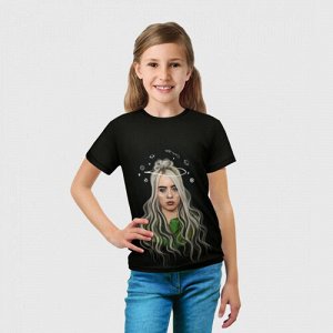 Футболка детская 3D Billie Eilish