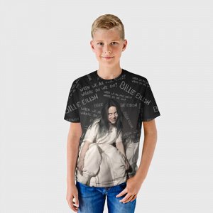 Футболка детская 3D Billie Eilish