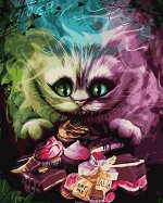 Картина по номерам 40х50 «Лакомство для Чеширского кота»