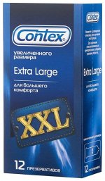 Презервативы Контекс Extra Large XXL, упаковка, 12 шт