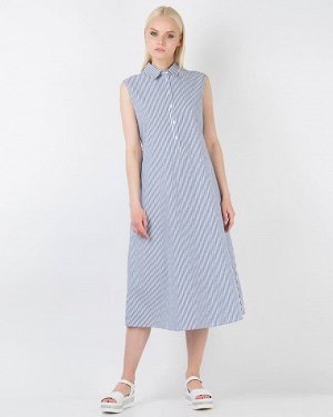 Платье жен. (002125)бело-синий