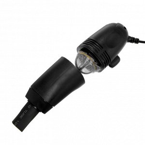 USB Пылесос Luazon MR-01, для ПК, с насадками, USB, чёрный