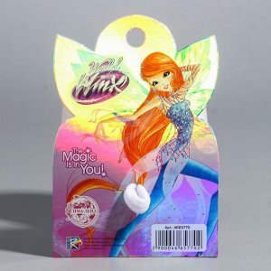 Бант для волос, белый, 7,5 см "Фея Блум", WINX