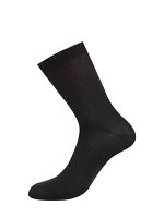 Классические гладкие эластичные всесезонные мужские носки из хлопка с комфортной резинкой