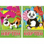 Картон цв. А4 8цв. 16л. &quot;Хобби Тайм&quot; в ассорт. (Альт)