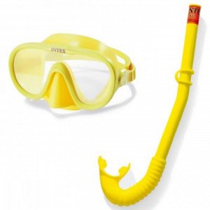 Набор для подводного плавания от 8 лет Adventure Swim: маска,трубка, Intex (55642)
