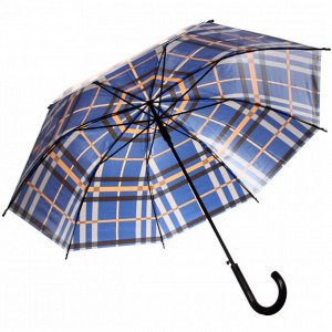 Зонт мужской полуавтомат "Эстет" цвет микс, 8 спиц, d-100см, длина в слож. виде 82см